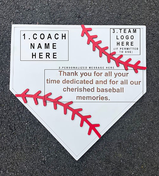 Coach or Player Baseball Plaque