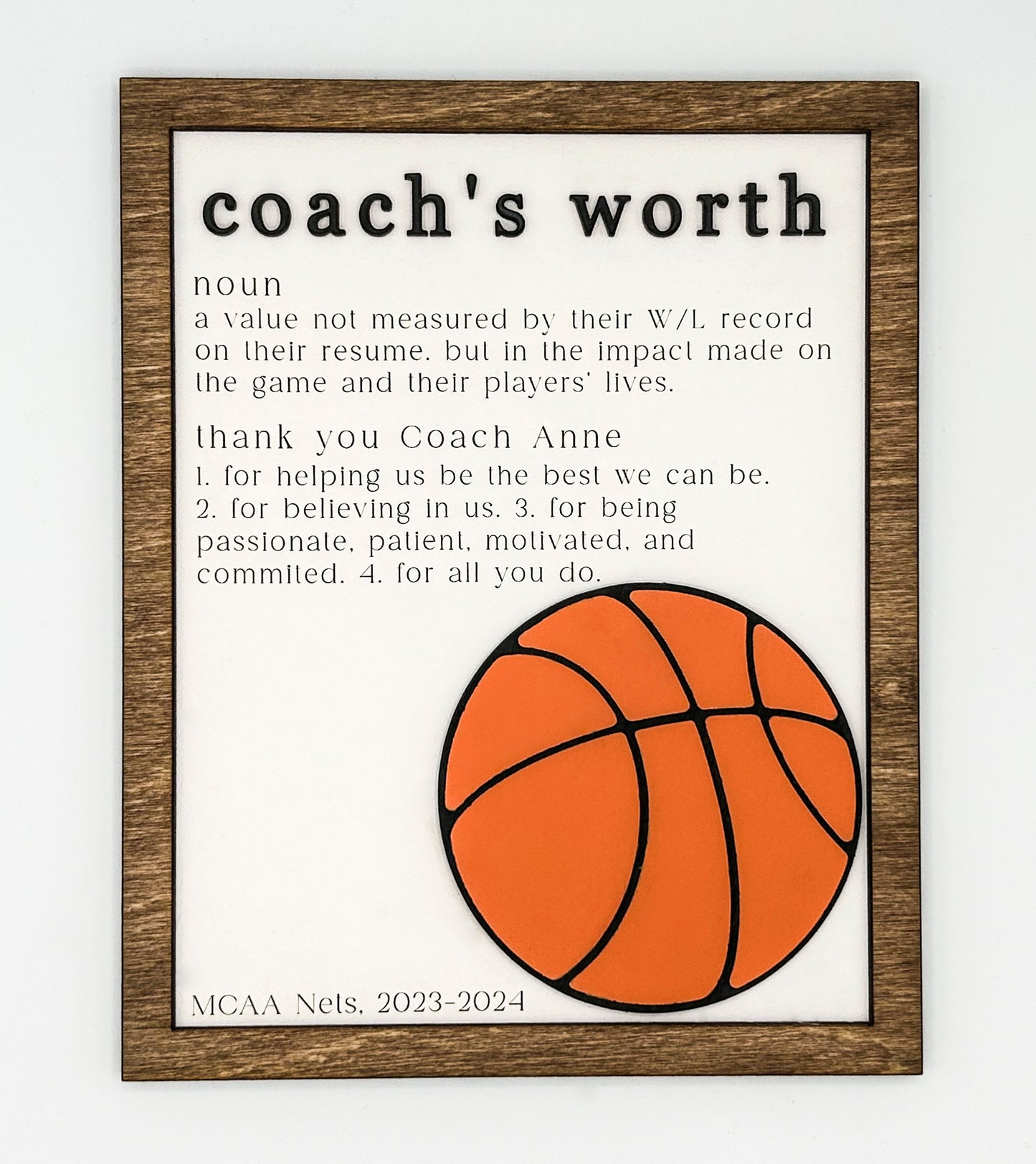 Coach's Worth