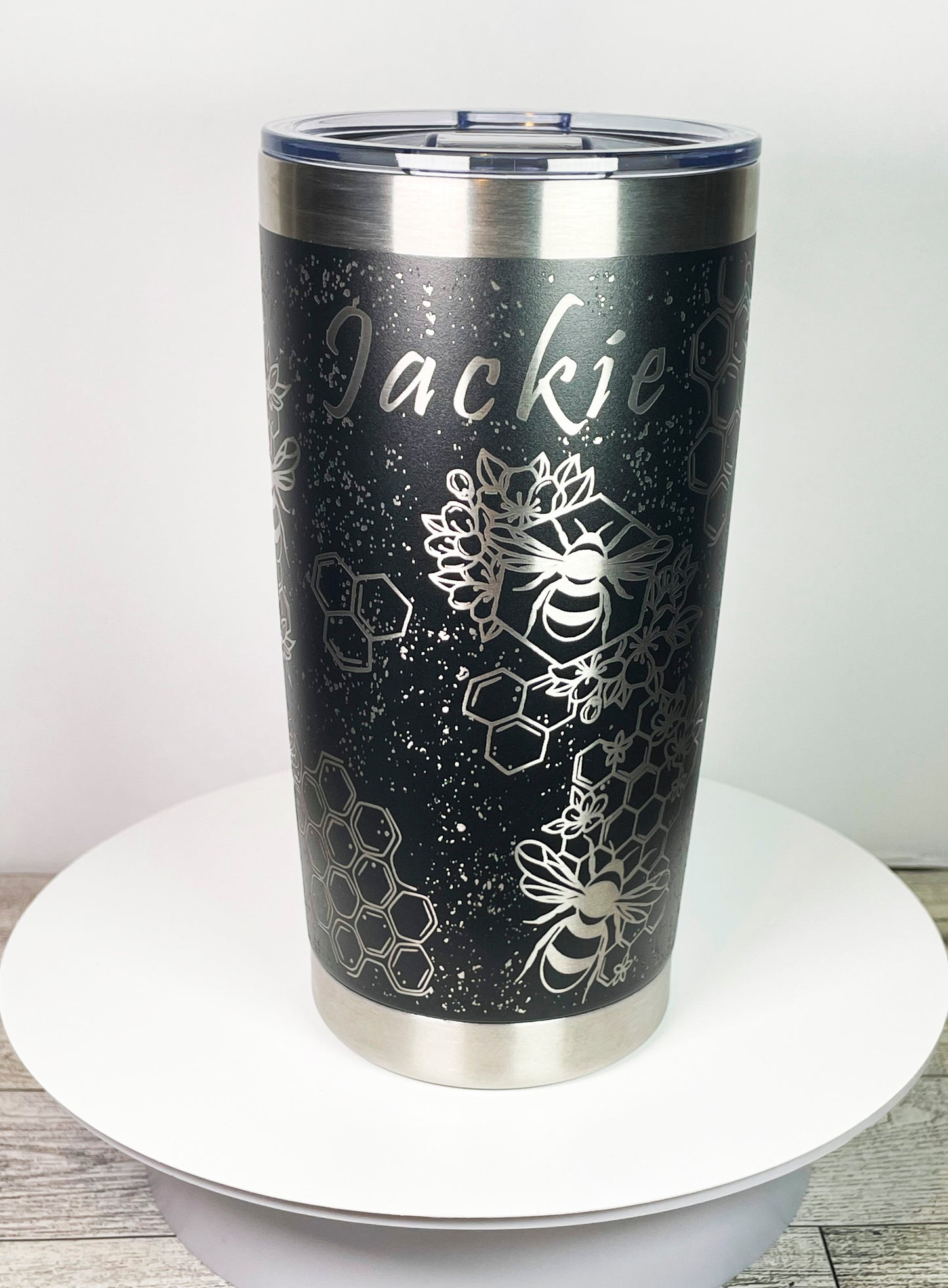 Single Tumbler with Engraved Wrap