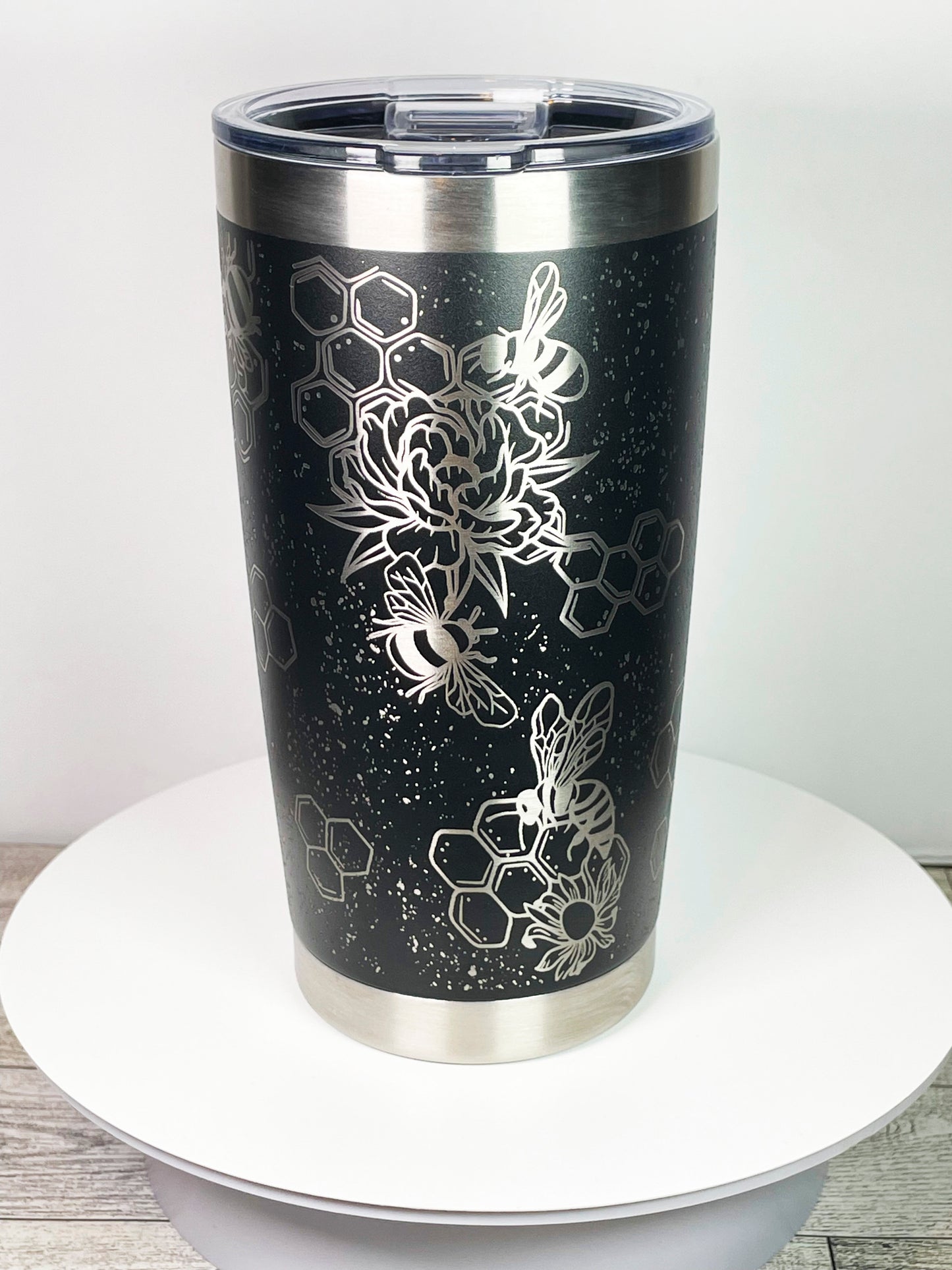 Single Tumbler with Engraved Wrap