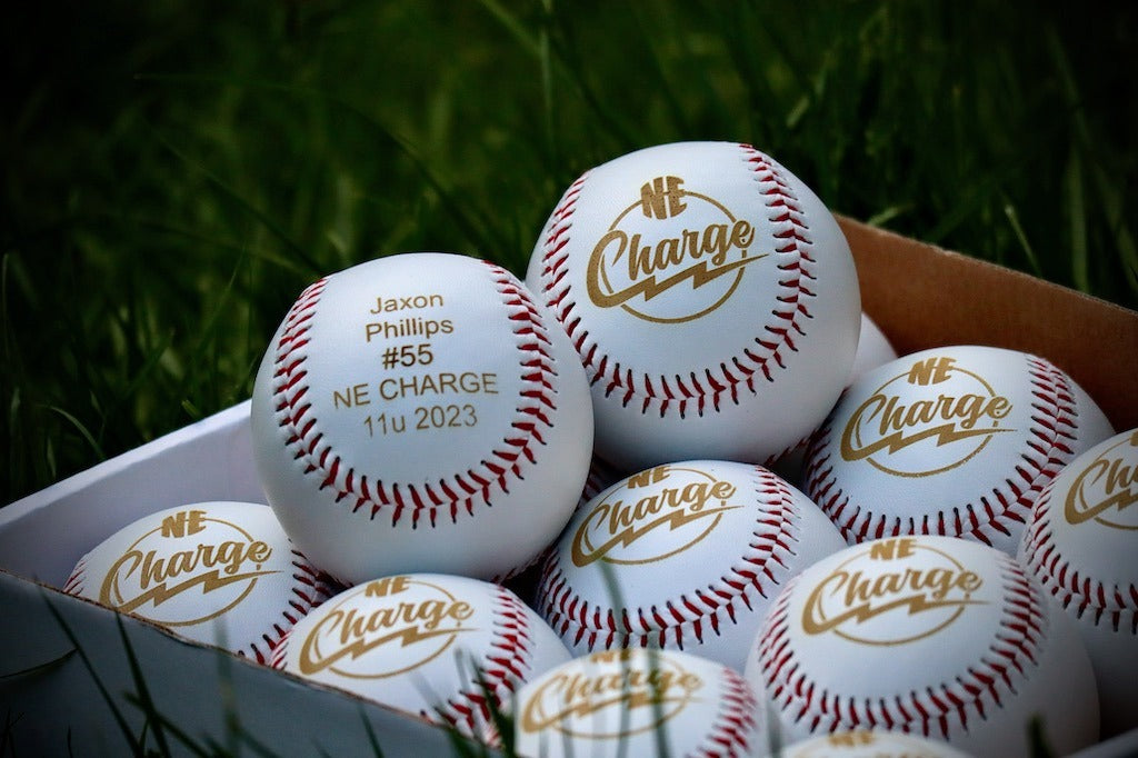 Engraved Baseball 6pk